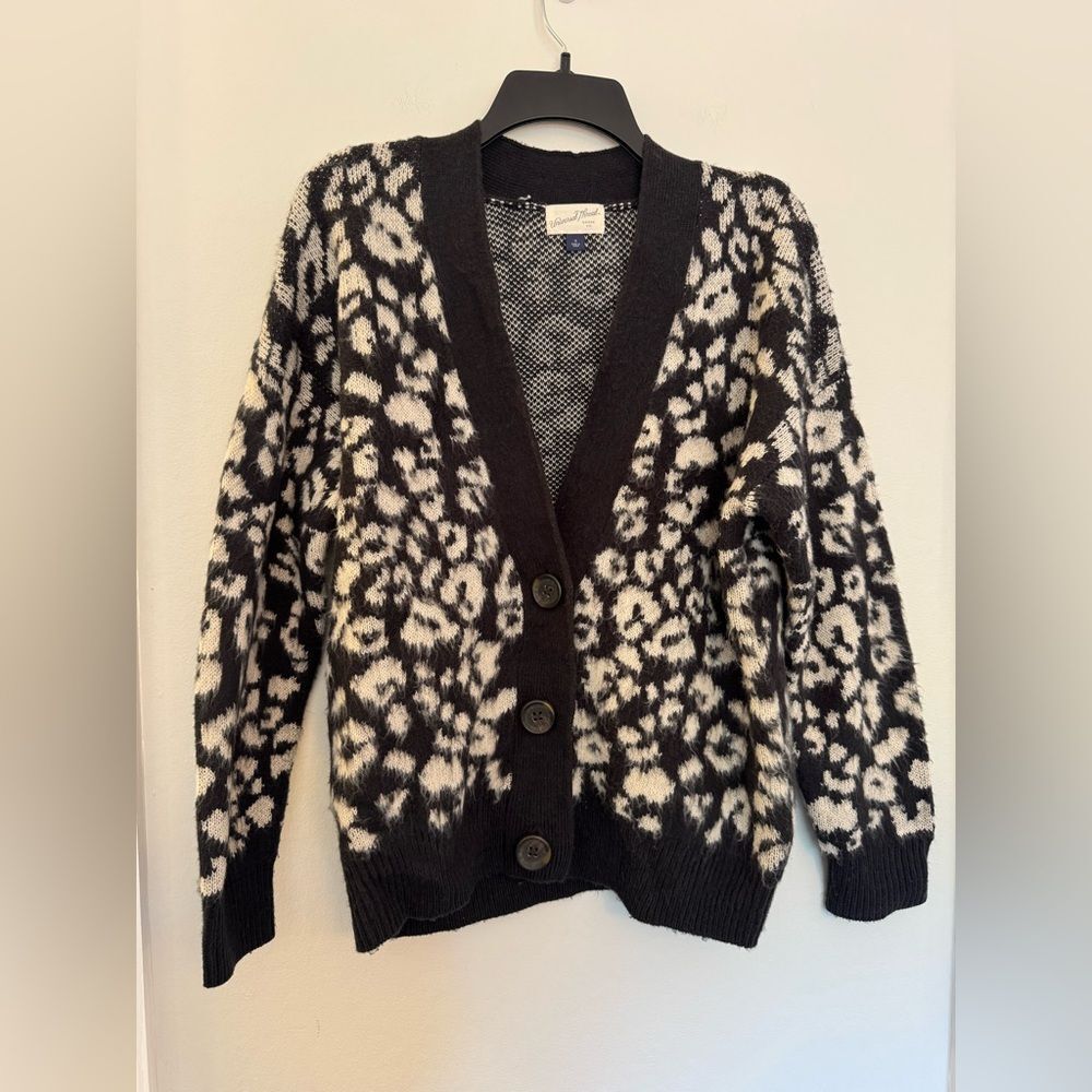 Universal Thread Leopard Print Cardigan - Size Small
